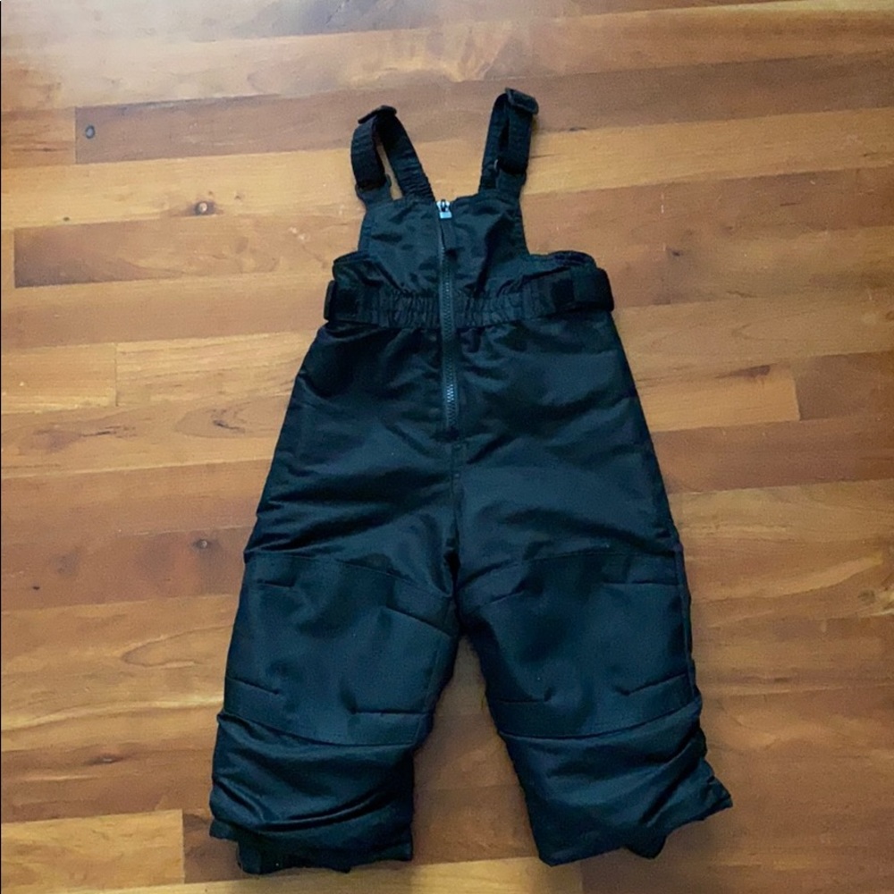 ☃️ EUC Cat & Jack black snow bib 18mo unisex